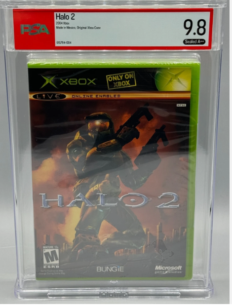 Halo 2 Microsoft Xbox Original Case Sealed New PSA 9.8 A++ Graded Bungie